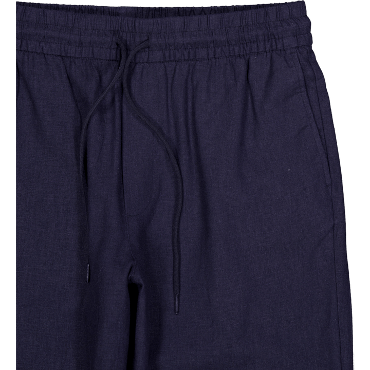 Pantaloni Patrick in lino scuro