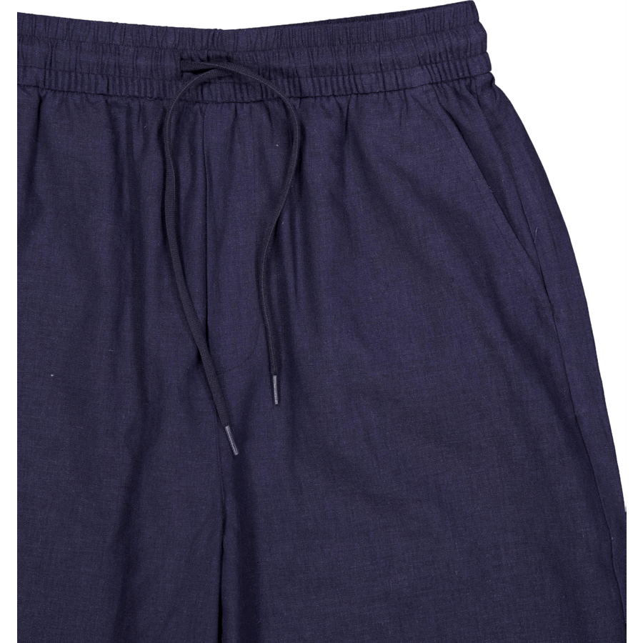 Otto Linen Shorts Mörk