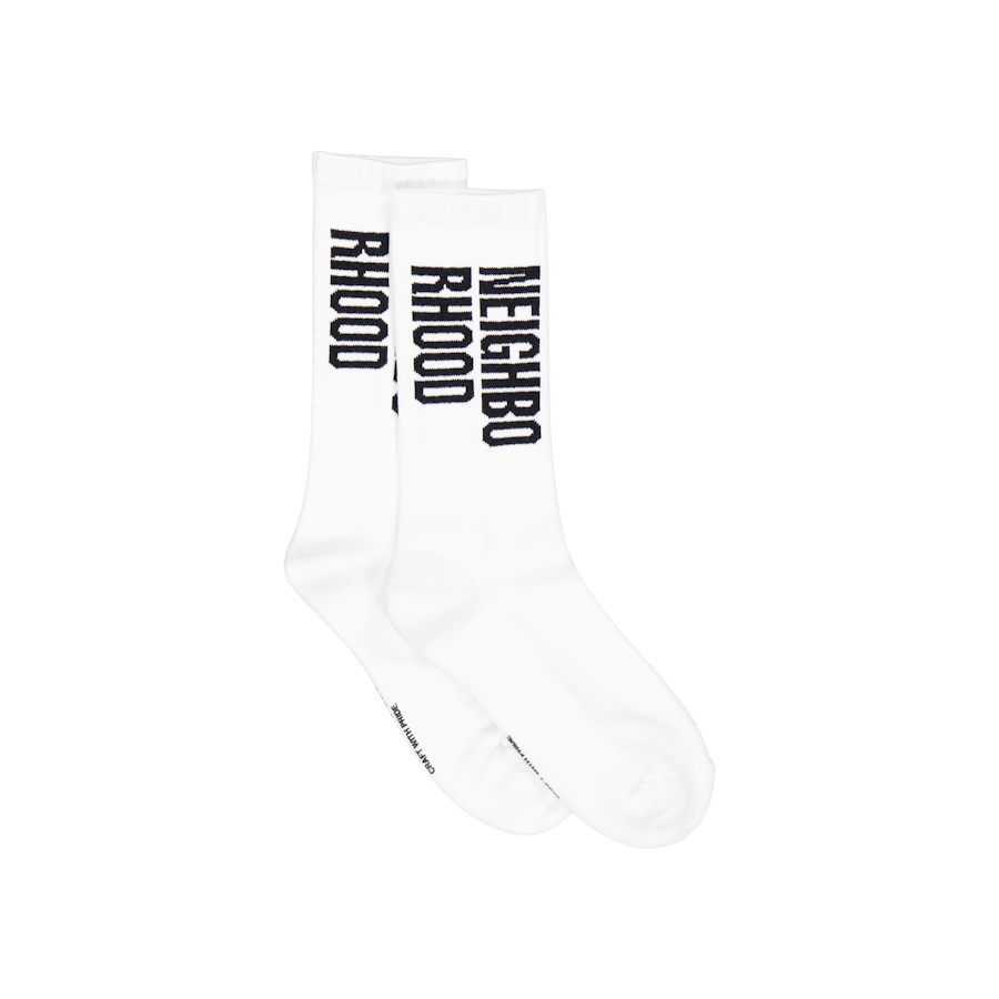Id Logo Socks White