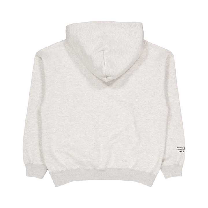 Plain Sweatparka Ls Gray