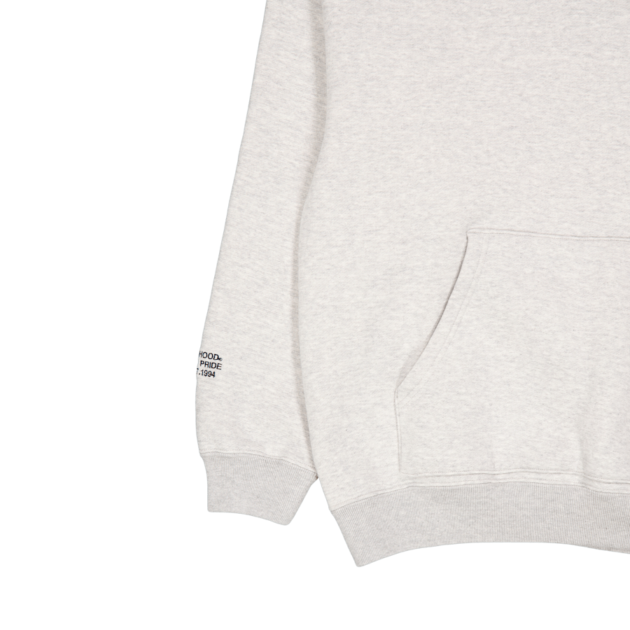Plain Sweatparka Ls Gray