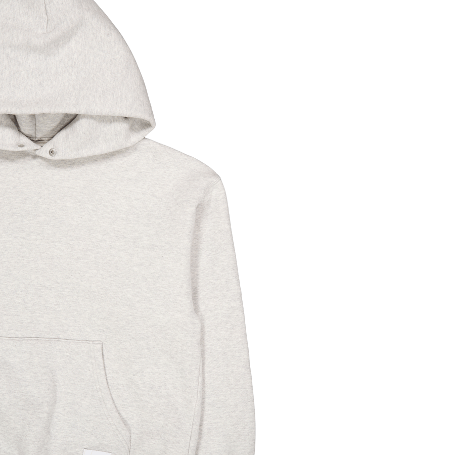 Plain Sweatparka Ls Gray