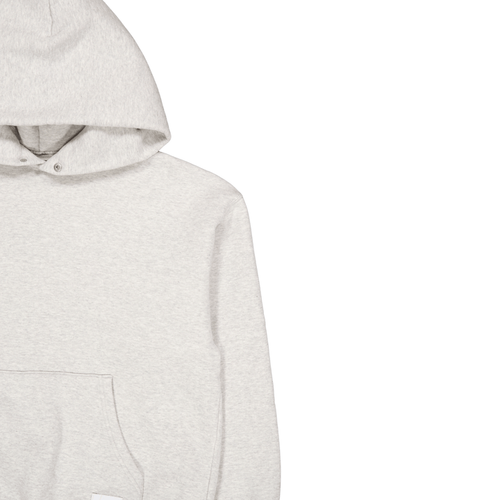 Plain Sweatparka Ls Gray