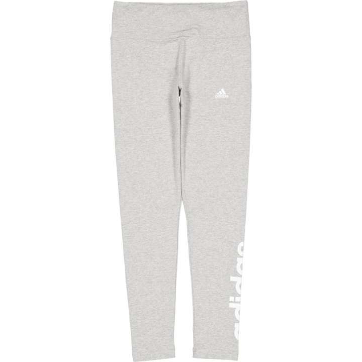 HIGH-WAISTED LOGO LEGGINGS ESSENTIALS Srednje sivo Heather / White