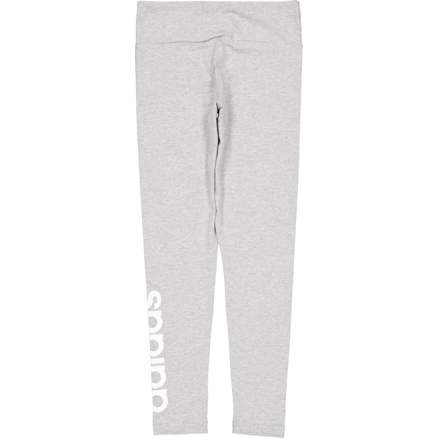 HIGH-WAISTED LOGO LEGGINGS ESSENTIALS Srednje sivo Heather / White