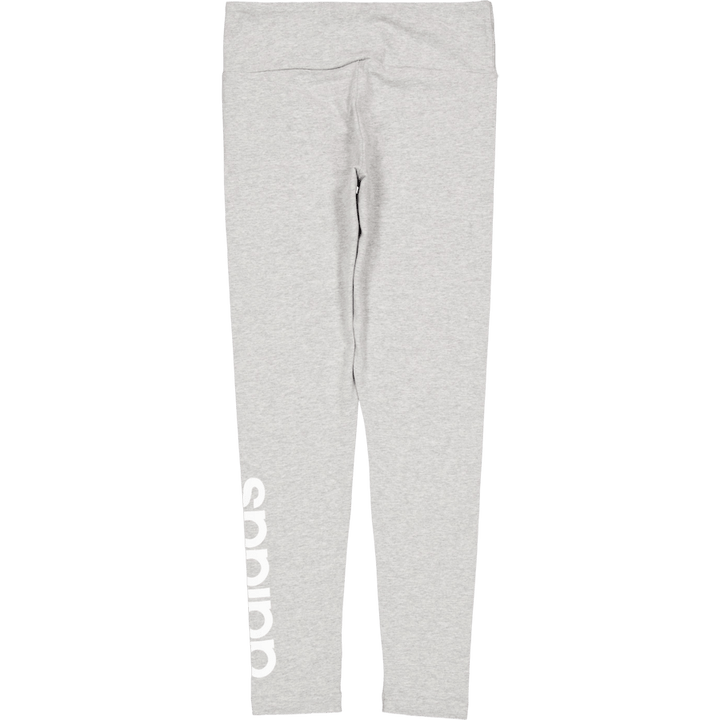 HIGH-WAISTED LOGO LEGGINGS ESSENTIALS Srednje sivo Heather / White