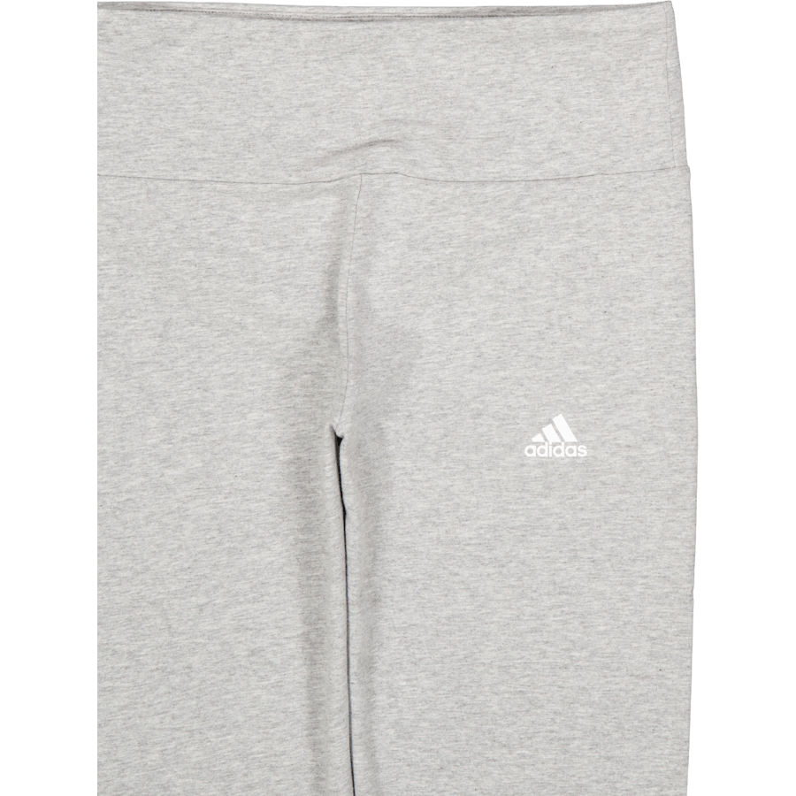 HIGH-WAISTED LOGO LEGGINGS ESSENTIALS Srednje sivo Heather / White