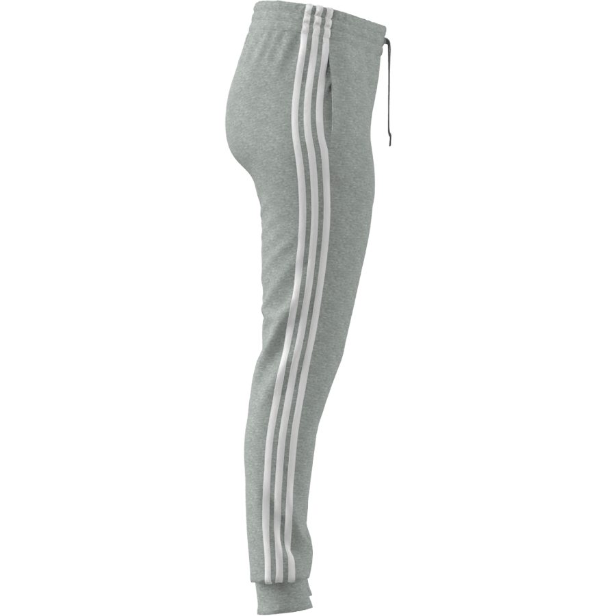 Essentials Single Jersey 3-Stripes Joggers Medium Grey Heather / White