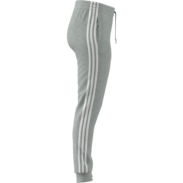 Essentials Single Jersey 3-Stripes Joggers Medium Grey Heather / White