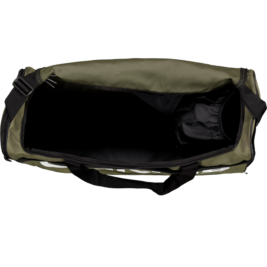 Essentials Linear Duffel Bag Medium Olive Strata / Black / White