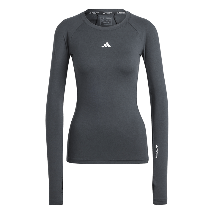 Haut d'entraînement à manches longues Techfit noir