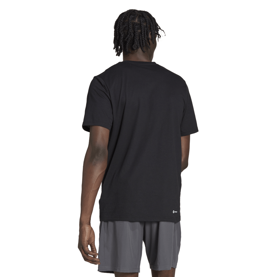 T-shirt d'entraînement Train Essentials Feelready noir/blanc