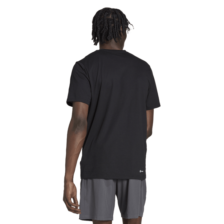 T-shirt d'entraînement Train Essentials Feelready noir/blanc