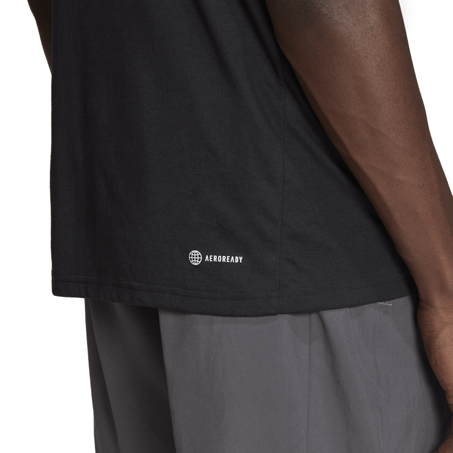 T-shirt d'entraînement Train Essentials Feelready noir/blanc
