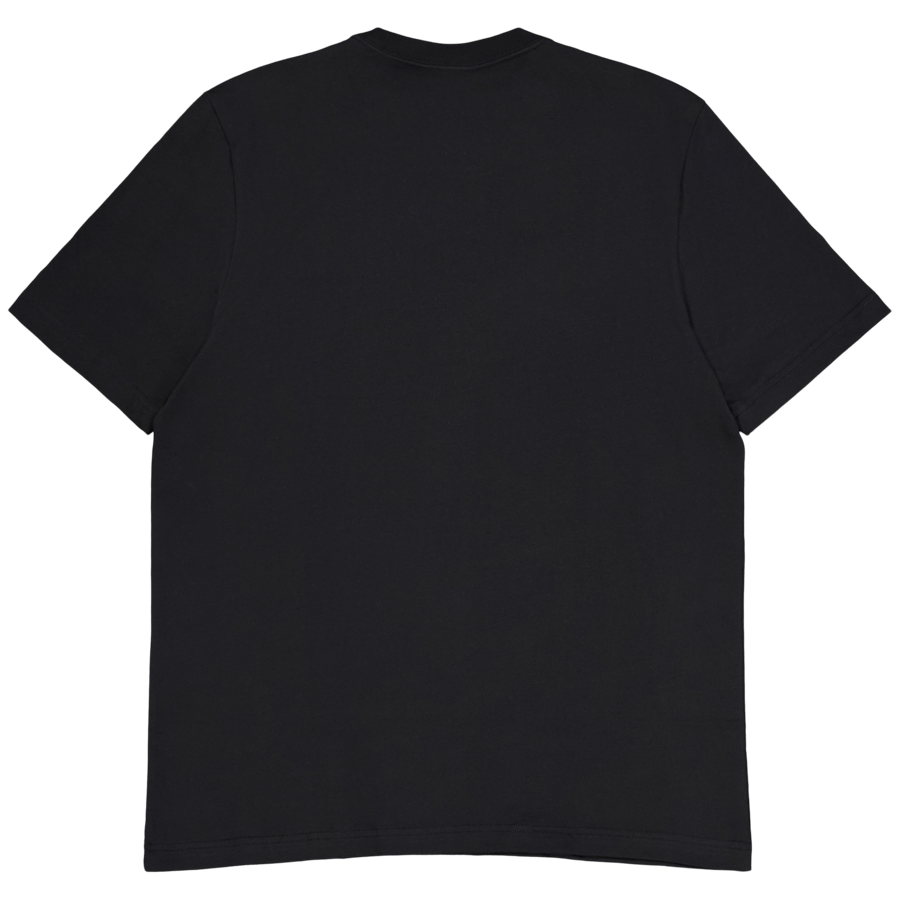 Essentials Single Jersey Embroidered Small Logo T-Shirt Black