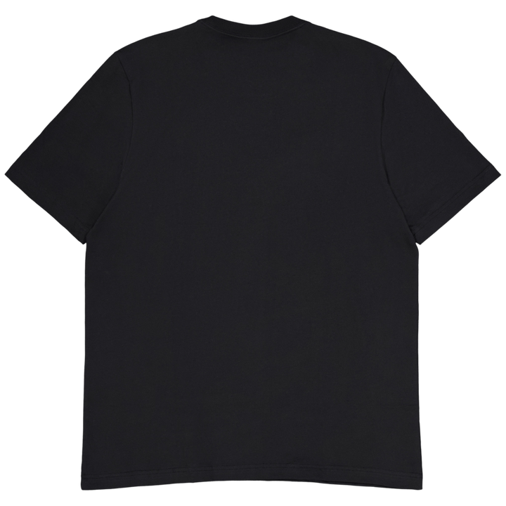 Essentials Single Jersey Embroidered Small Logo T-Shirt Black