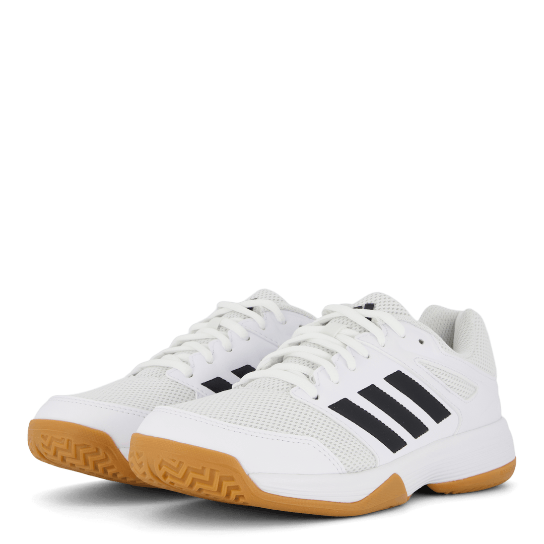 Speedcourt Indoor Shoes Kids Cloud White / Core Black / Gum