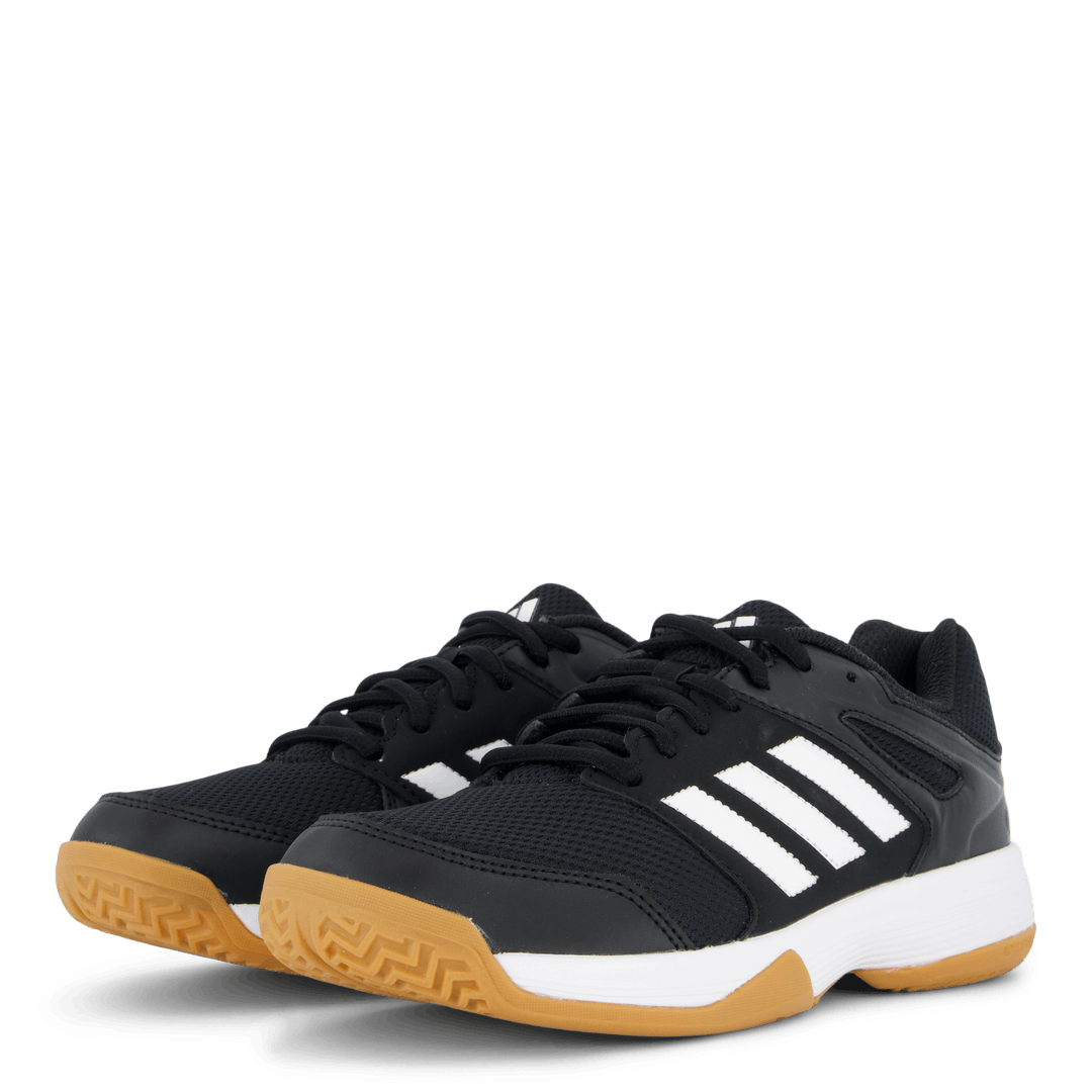 Speedcourt Indoor Shoes Kids Core Black / Cloud White / Gum