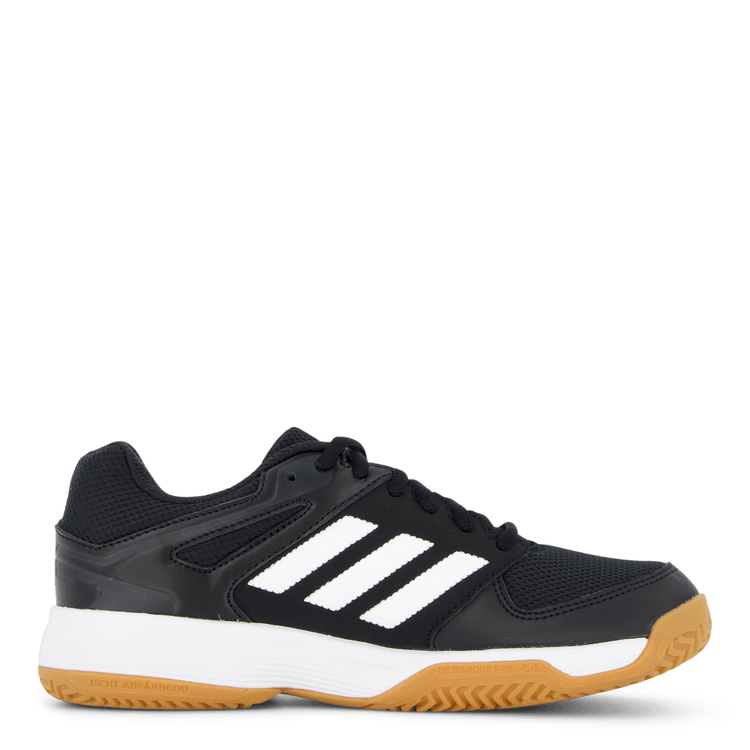 Speedcourt Indoor Shoes Kids Core Black / Cloud White / Gum