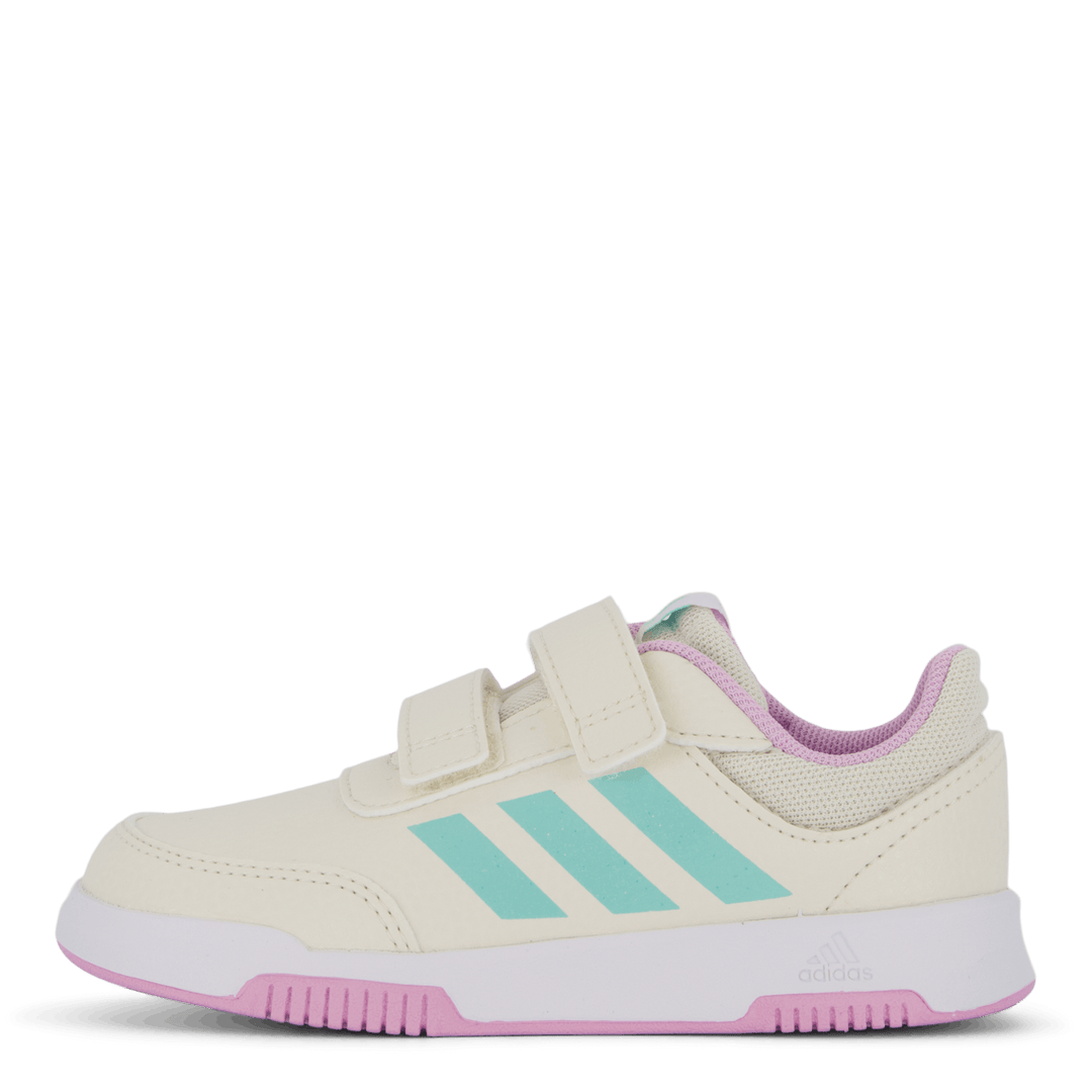 Tensaur Hook and Loop Shoes Chalk White / Semi Flash Aqua / Bliss Lilac