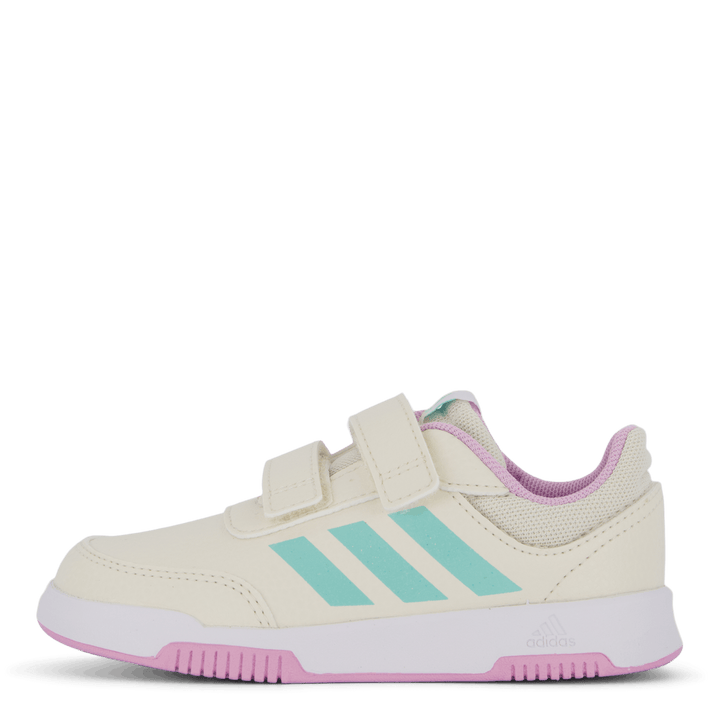 Tensaur Hook and Loop Shoes Chalk White / Semi Flash Aqua / Bliss Lilac