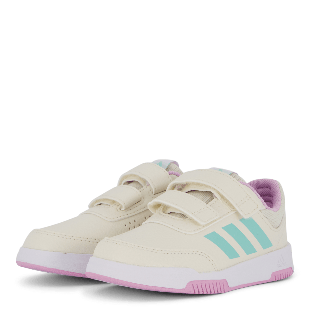 Tensaur Hook and Loop Shoes Chalk White / Semi Flash Aqua / Bliss Lilac