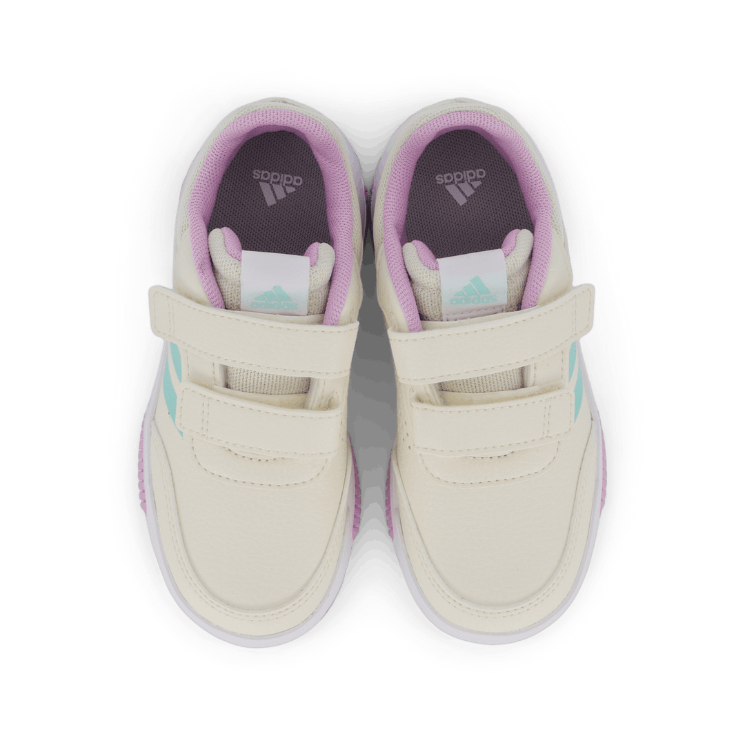 Tensaur Hook and Loop Shoes Chalk White / Semi Flash Aqua / Bliss Lilac