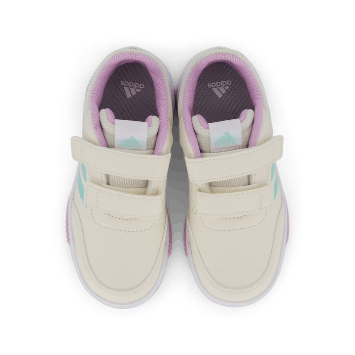 Tensaur Hook and Loop Shoes Chalk White / Semi Flash Aqua / Bliss Lilac