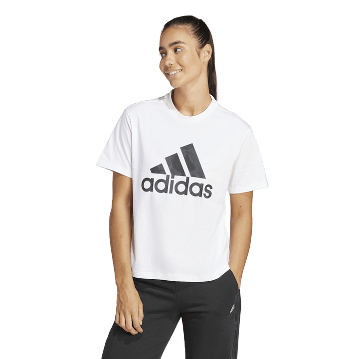 Floral Graphic Big Logo T-Shirt White