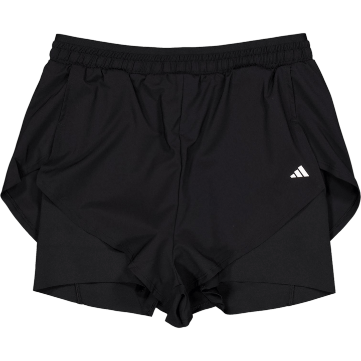Short 2 en 1 noir conçu pour l'entraînement