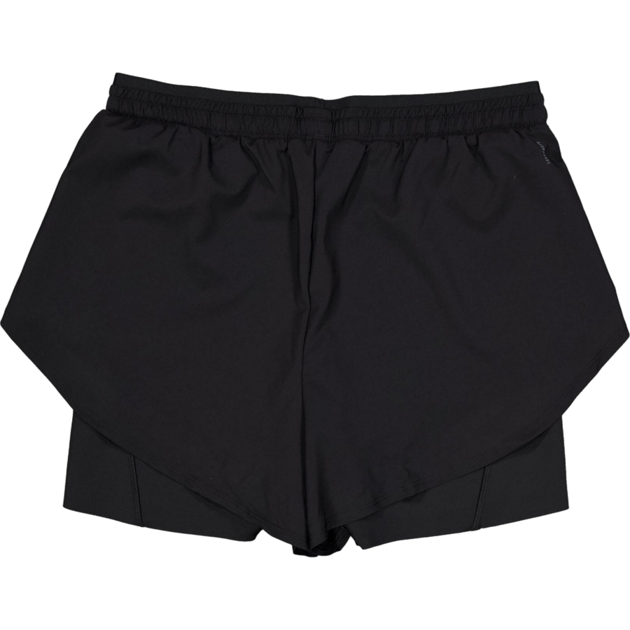 Short 2 en 1 noir conçu pour l'entraînement