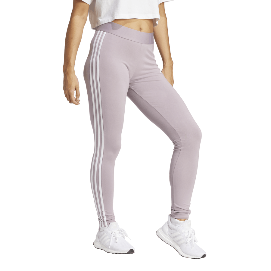 Legíny 3 Stripes Preloved Fig / White