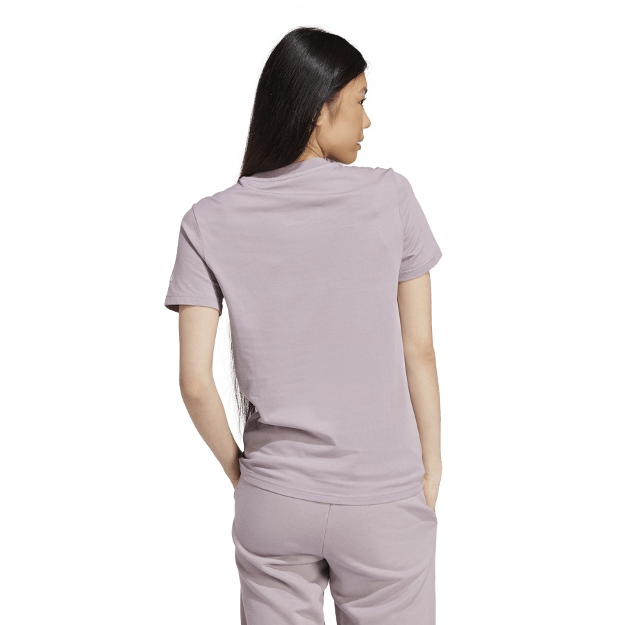Essentials Slim Logo T-Shirt Preloved Fig / White