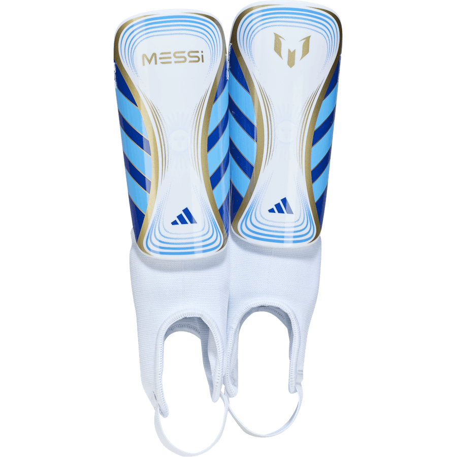 Messi Match Shin Guards Kids White