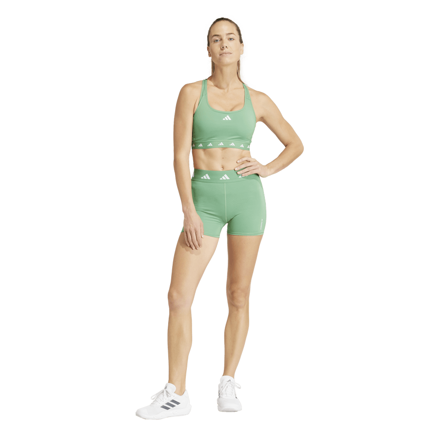 Techfit Kurze Leggings Preloved Grün