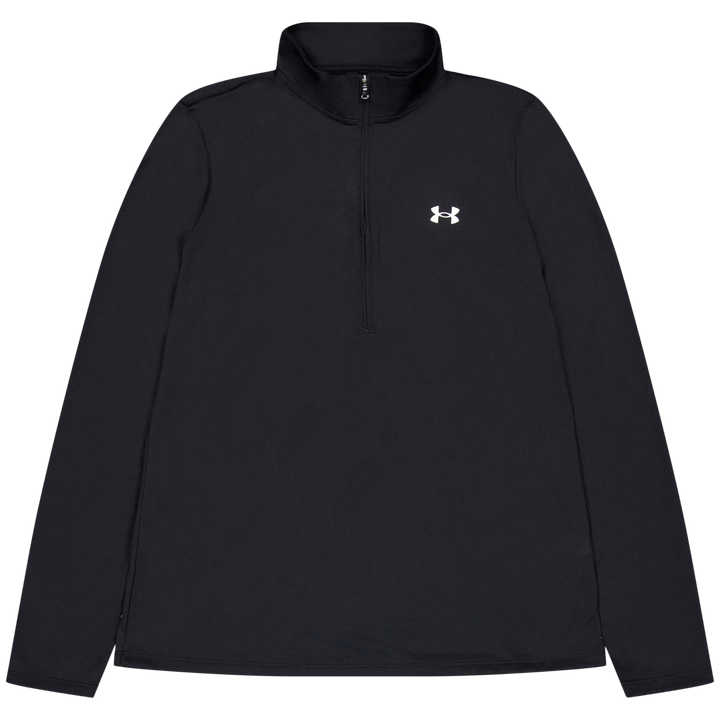 Tech 1/2 Zip- Solid Black
