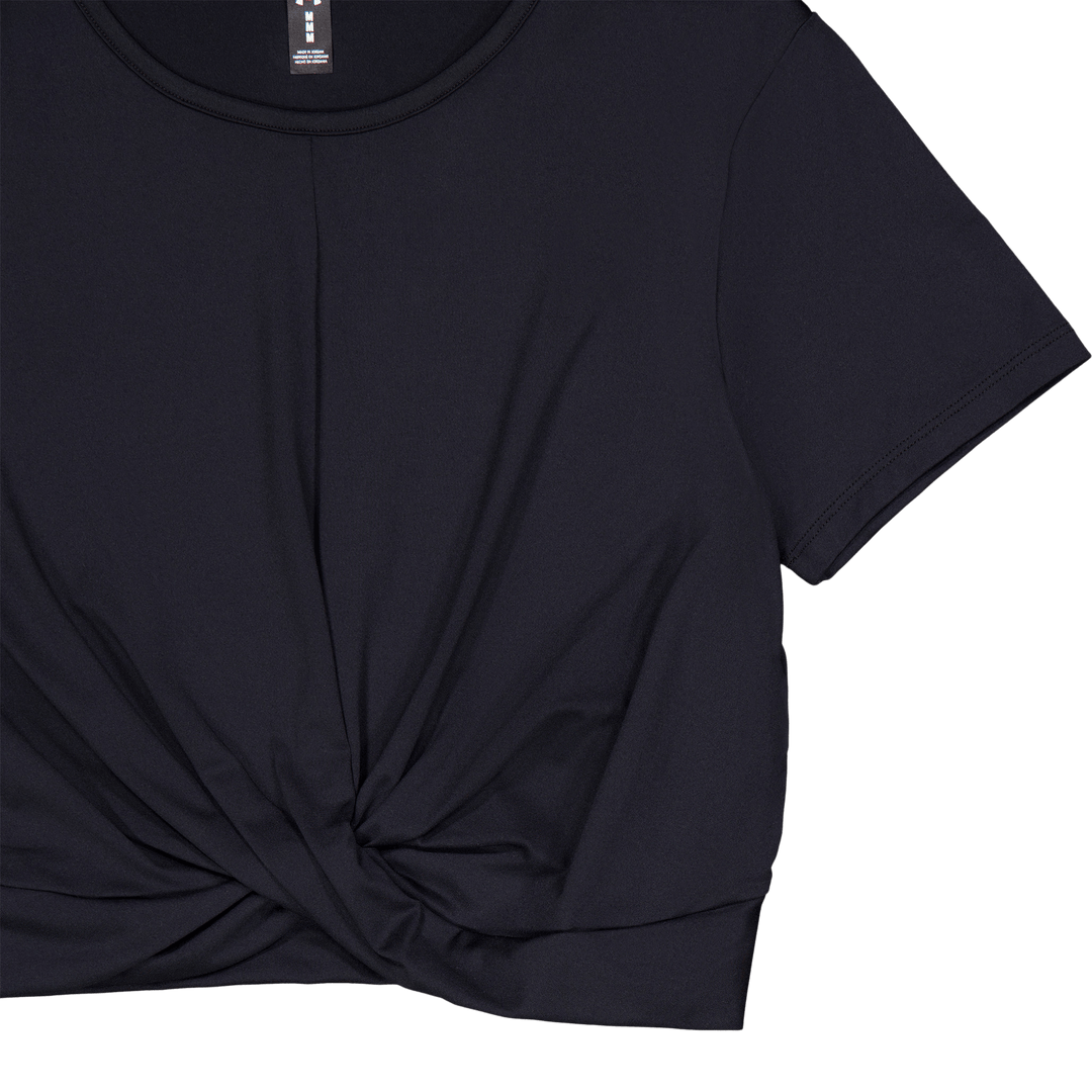 Motion Crossover Crop Ss Schwarz