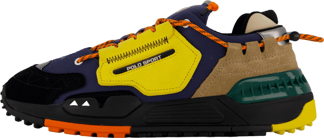 PS200 Suede & Mesh Sneaker Navy Multi