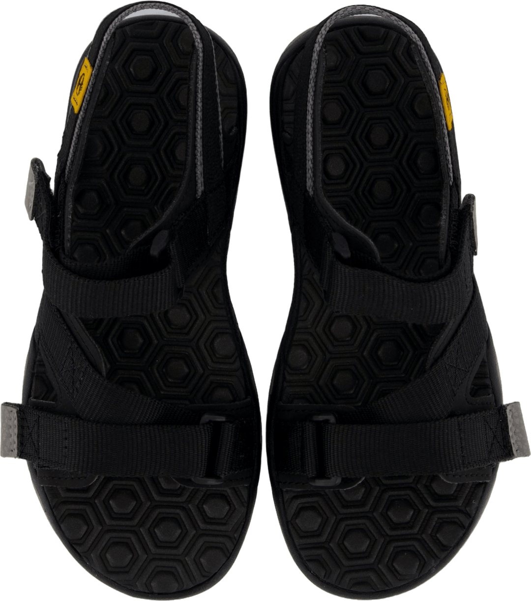 2 Strap Sandal Jet Black