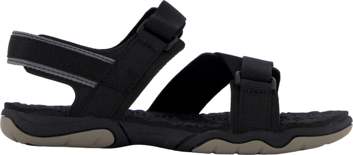 2 Strap Sandal Jet Black