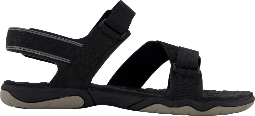 2 Strap Sandal Jet Black