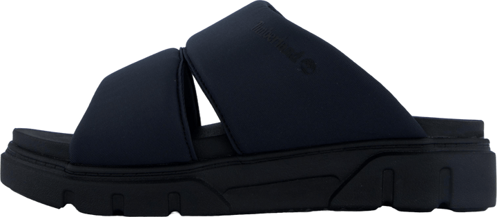 Slide Sandal Greyfield Blk Knit