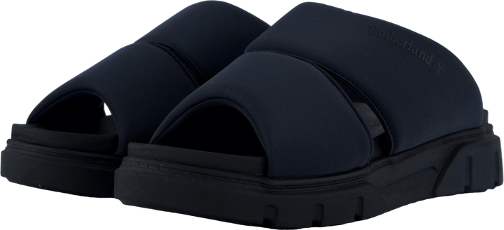 Slide Sandal Greyfield Blk Knit
