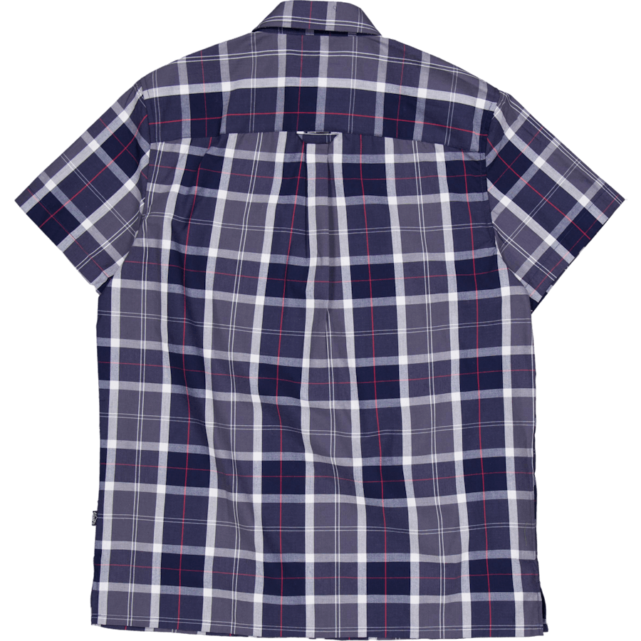 Chemise Iowa à carreaux bleu marine foncé