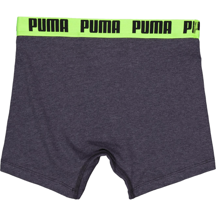Puma Men Everyday Basic Boxer  Dark Grey Melange / Yellow