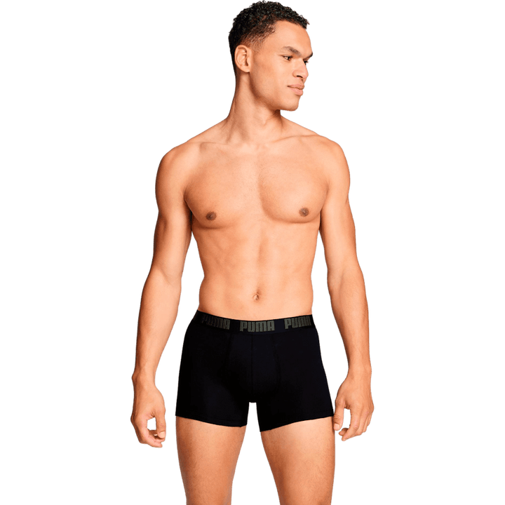 Puma Men Everyday Basic Boxer  Forest Night Tonal