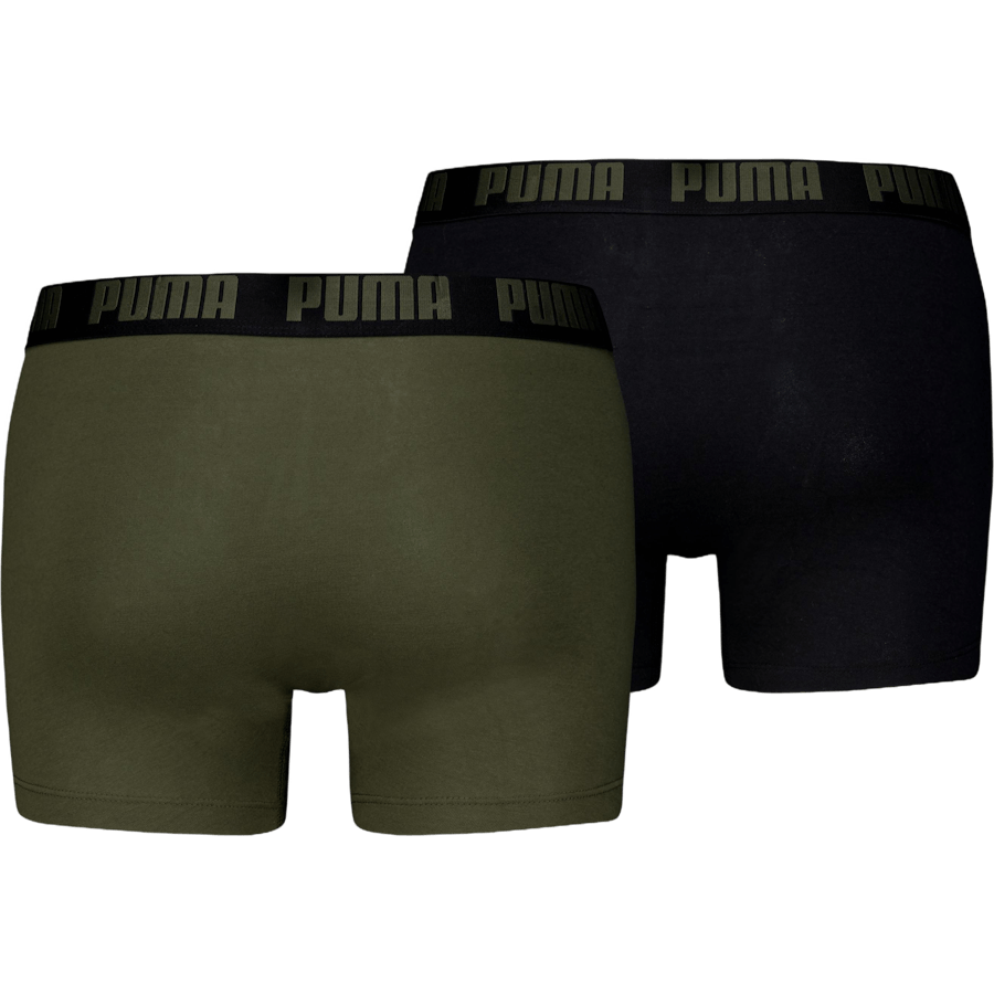 Puma Men Everyday Basic Boxer  Forest Night Tonal