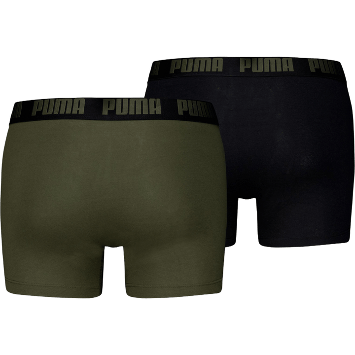 Puma Men Everyday Basic Boxer  Forest Night Tonal