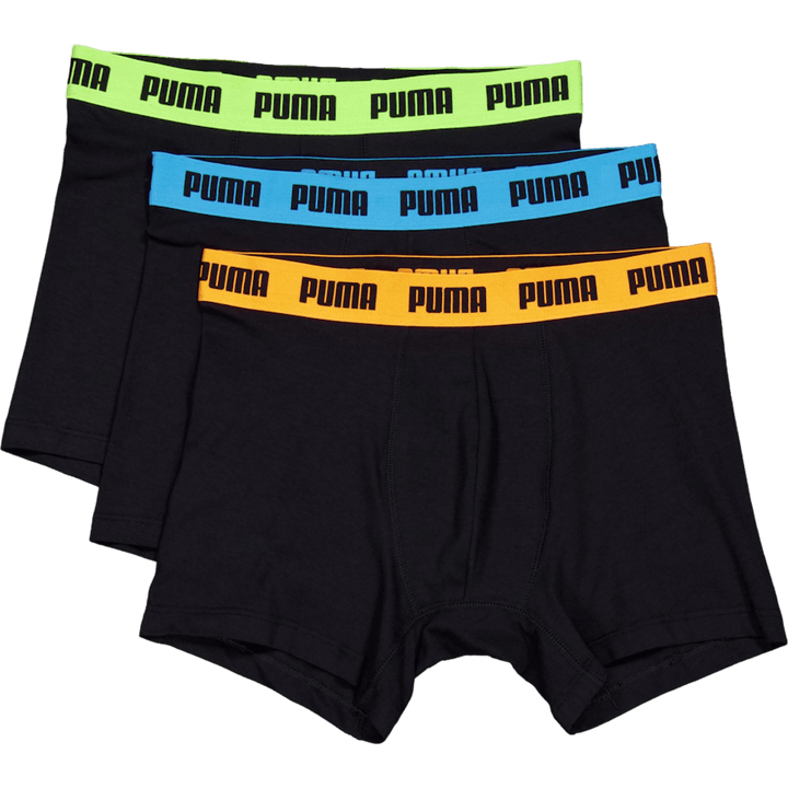 Puma Men Everyday Boxer 3p Black Pop