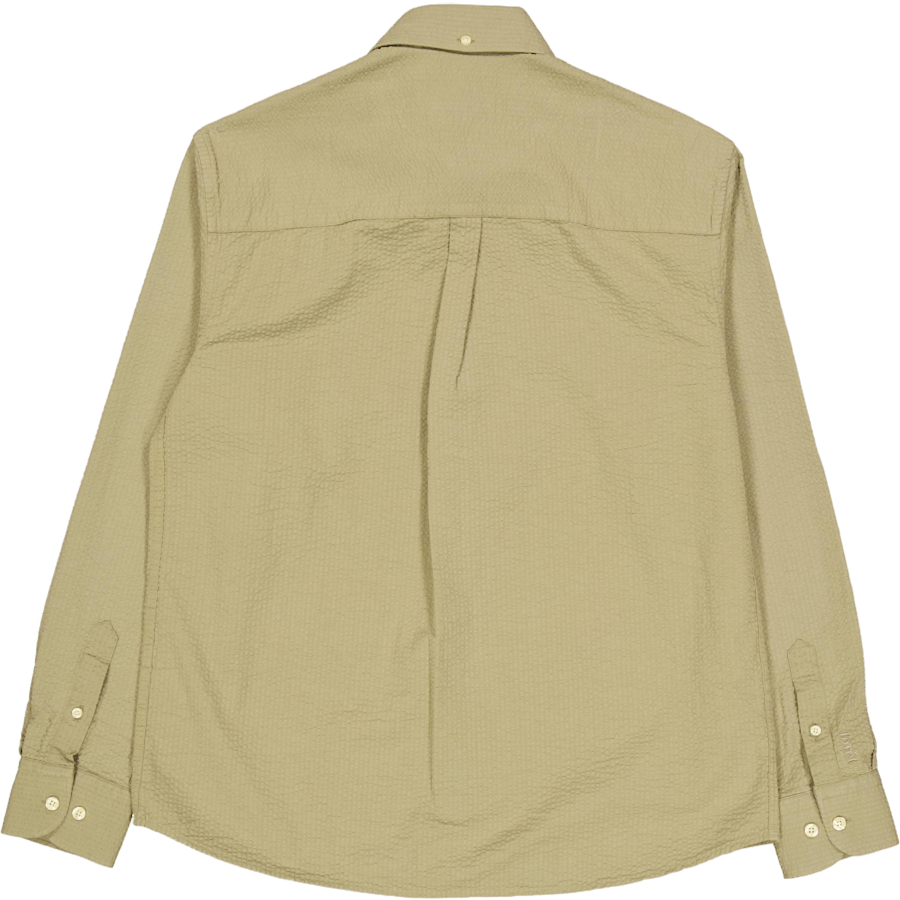 Bush Seersucker Shirt Olive